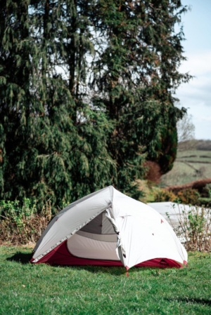 tent pitch